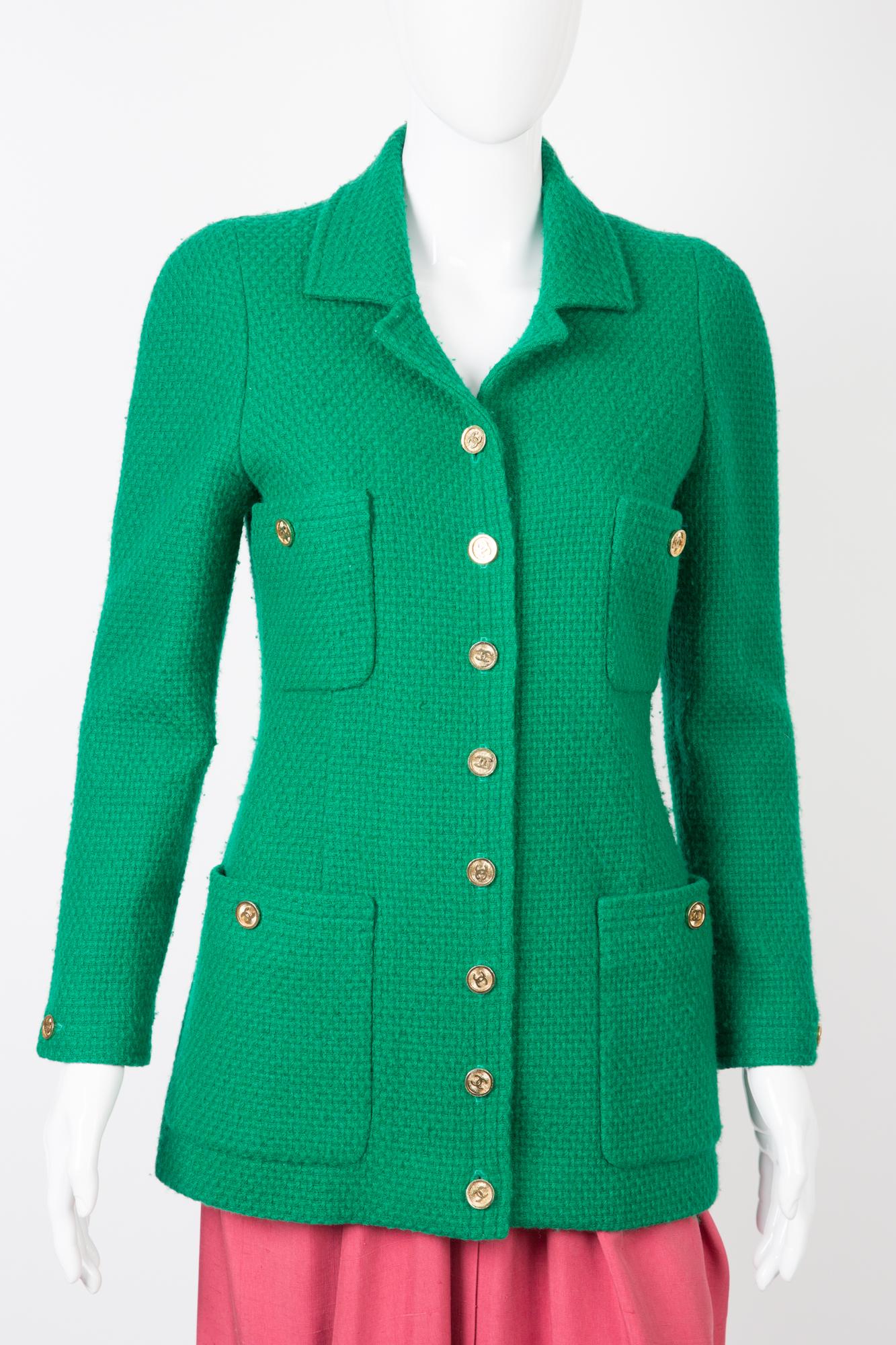 natürlich Umstritten Sympathisch chanel green coat Art Übernehmen Nicht  autorisiert